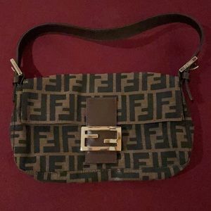 Authentic Fendi Vintage Zucca Baguette Bag